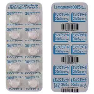 兰索拉唑口崩片 15mg 100錠 ランソプラゾールOD錠 Lansoprazole 泽井 胃肠道 胃溃疡