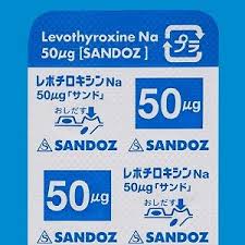 Levithyroxine Na左甲状腺素钠片50μg:100粒
