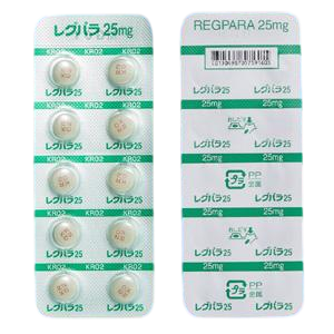 Regpara盐酸西那卡塞片25mg 100錠 レグパラ錠   REGPARA TABLETS 协和 甲状腺
