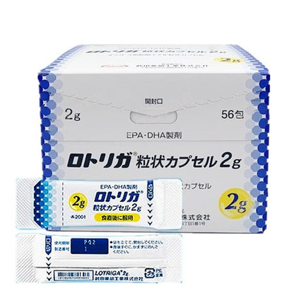 omega-3脂肪酸乙基颗粒胶囊 2g 56包   ロトリガ粒状カプセル2g  LOTRIGA Granular Capsules 2g  武田 高血脂