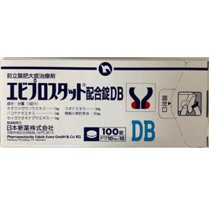 Eviprostat爱活前列通DB复合片  100錠  エビプロスタット配合錠DB  Eviprostat Tablets DB  前列腺 排尿困难