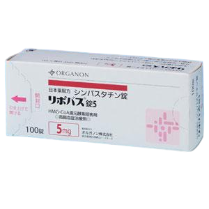 辛伐他汀片5mg 100錠 リポバス錠  Lipobas Tablets   Simvastatin 降血脂